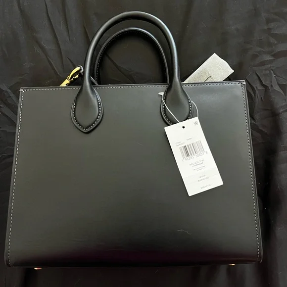 Coach Black Leather Handbag - Picture 2 of 4